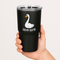 Cute Swan Squad Funny Team Swans Tumbler