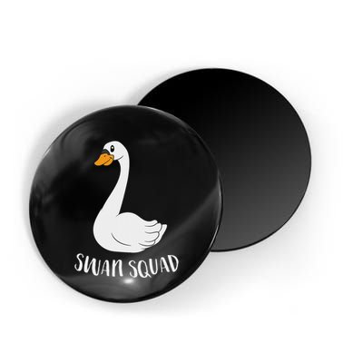 Cute Swan Squad Funny Team Swans Magnet