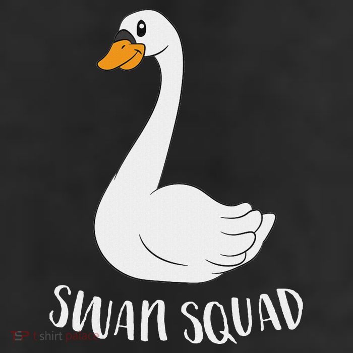 Cute Swan Squad Funny Team Swans 25L Jumbo Tote