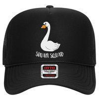 Cute Swan Squad Funny Team Swans Trucker Hat