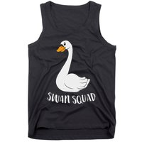 Cute Swan Squad Funny Team Swans Tank Top