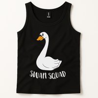 Cute Swan Squad Funny Team Swans Tank Top