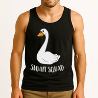 Cute Swan Squad Funny Team Swans Tank Top