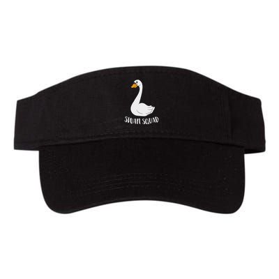 Cute Swan Squad Funny Team Swans Visor