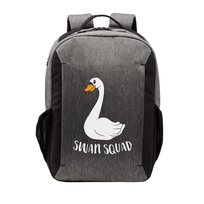 Cute Swan Squad Funny Team Swans Vector Backpack