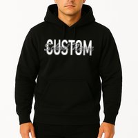 Custom School Spirit Personalize Name Text Hoodie