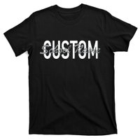 Custom School Spirit Personalize Name Text T-Shirt