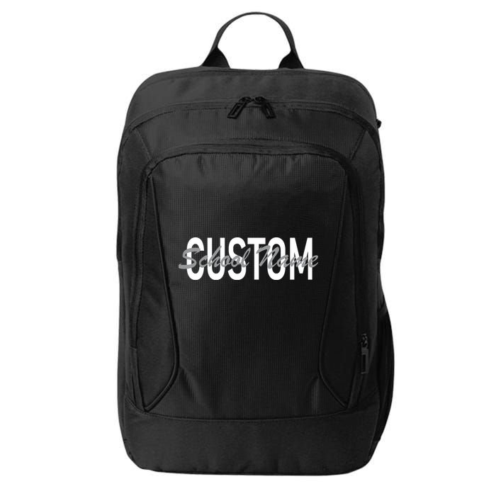 Custom School Spirit Personalize Name Text City Backpack