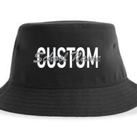 Custom School Spirit Personalize Name Text Sustainable Bucket Hat