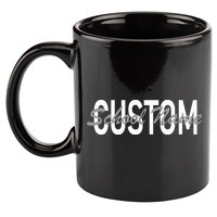 Custom School Spirit Personalize Name Text 11oz C Handle Ceramic Mug