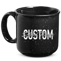 Custom School Spirit Personalize Name Text 15oz Campfire Ceramic Mug