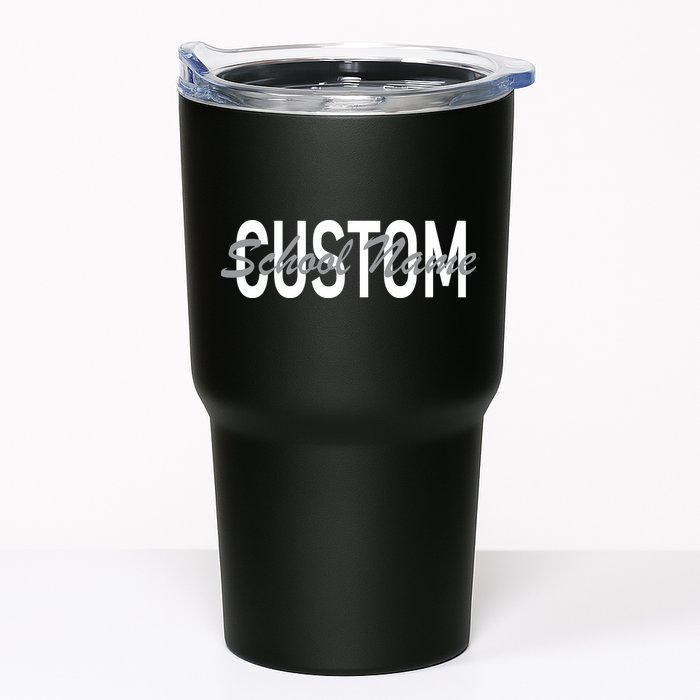 Custom School Spirit Personalize Name Text Tumbler