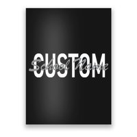 Custom School Spirit Personalize Name Text Poster
