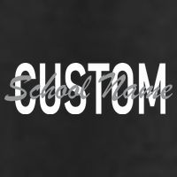 Custom School Spirit Personalize Name Text 25L Jumbo Tote