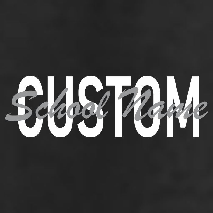 Custom School Spirit Personalize Name Text 25L Jumbo Tote