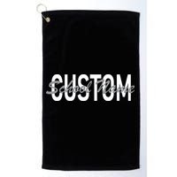 Custom School Spirit Personalize Name Text Golf Towel