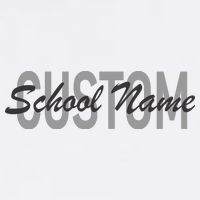 Custom School Spirit Personalize Name Text Garment-Dyed Sweatshirt