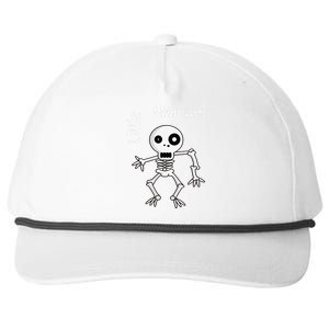 Cute Spooky Skeleton Little Monster Pirate Halloween Snapback Five-Panel Rope Hat