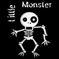 Cute Spooky Skeleton Little Monster Pirate Halloween Drawstring Bag