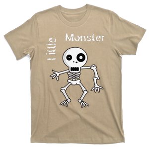 Cute Spooky Skeleton Little Monster Pirate Halloween T-Shirt