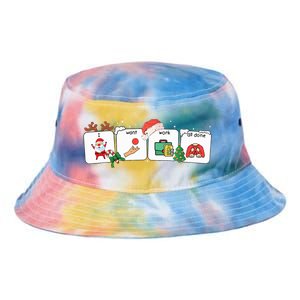 Christmas Santa Special Education Funny SPED Teacher Xmas PJ  Tie Dye Newport Bucket Hat