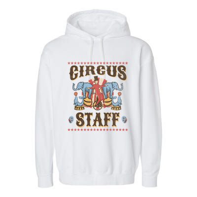Circus Staff Security Adults Circus Garment-Dyed Fleece Hoodie