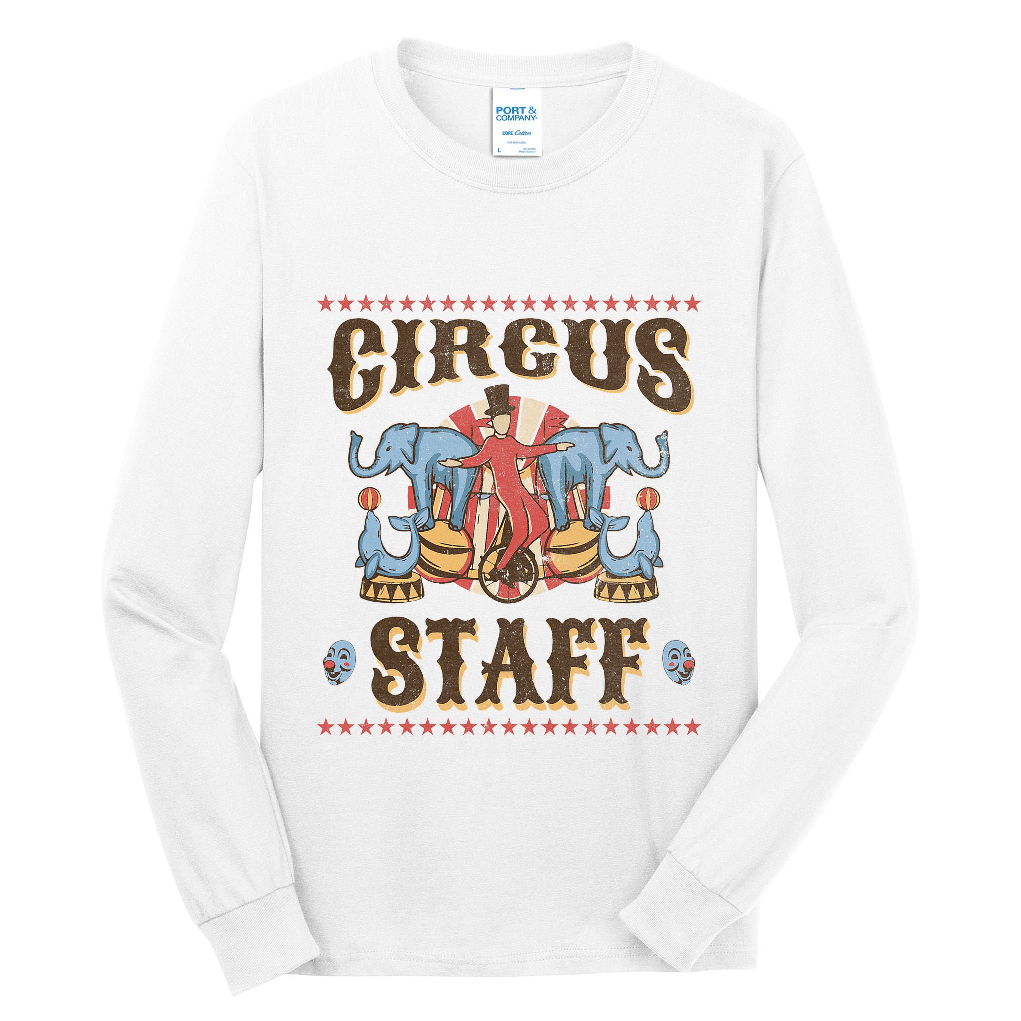 Circus Staff Security Adults Circus Tall Long Sleeve T-Shirt