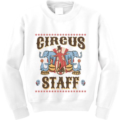 Circus Staff Security Adults Circus Kids Sweatshirt