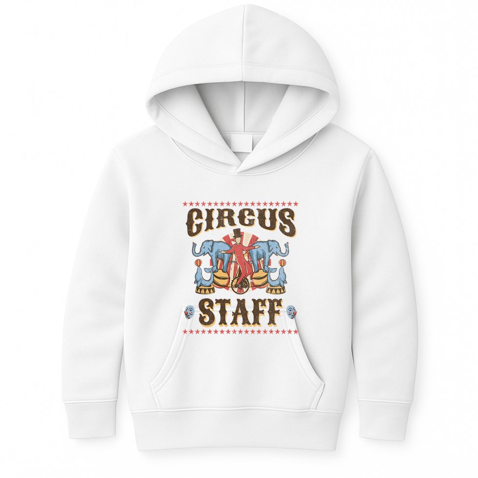 Circus Staff Security Adults Circus Kids Hoodie