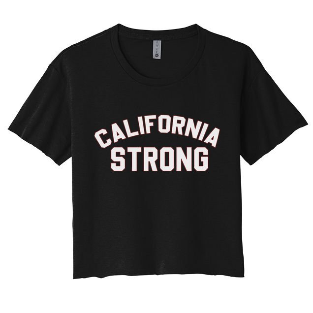 California Strong Swea Crop Top