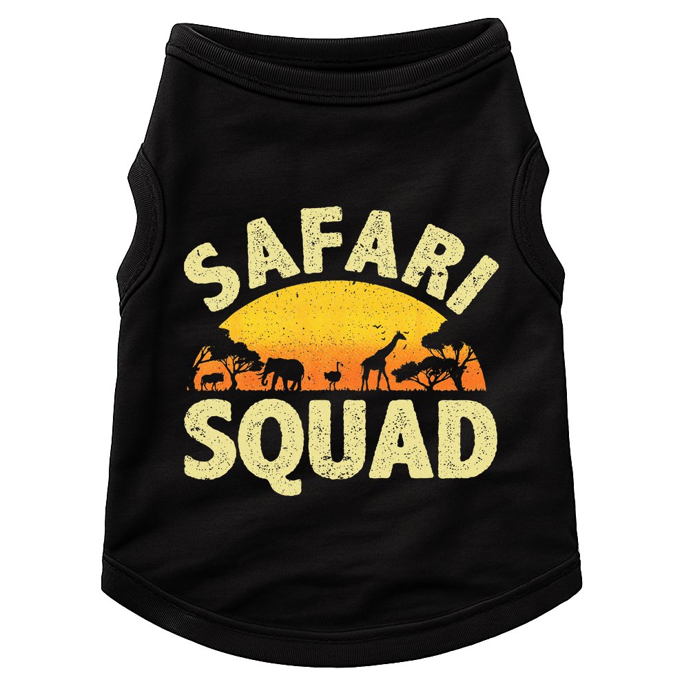 Cool Safari Squad Zoo Animal African Jungle Doggie Tank