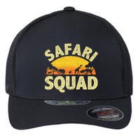 Cool Safari Squad Zoo Animal African Jungle Flexfit Unipanel Trucker Cap