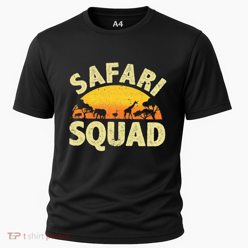 Cool Safari Squad Zoo Animal African Jungle Performance Shirt