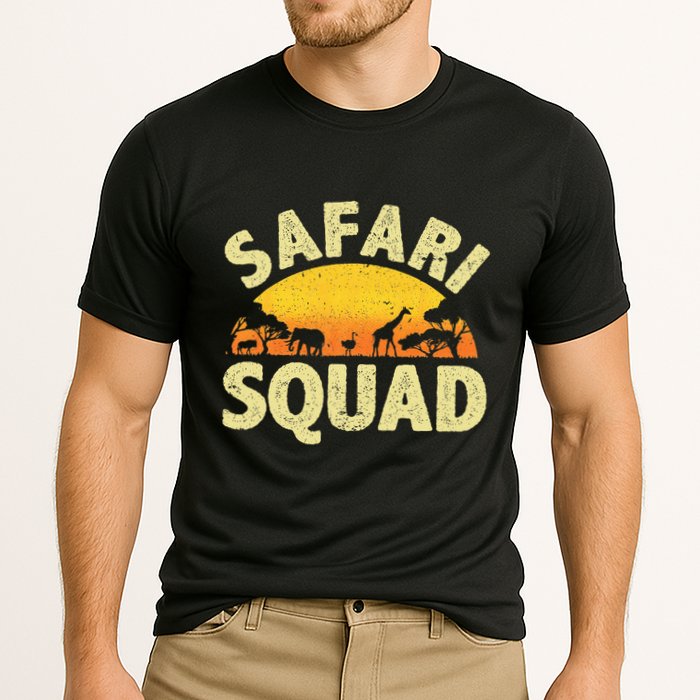 Cool Safari Squad Zoo Animal African Jungle Cooling Performance Crew T-Shirt