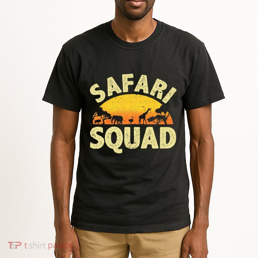 Cool Safari Squad Zoo Animal African Jungle Tall T-Shirt