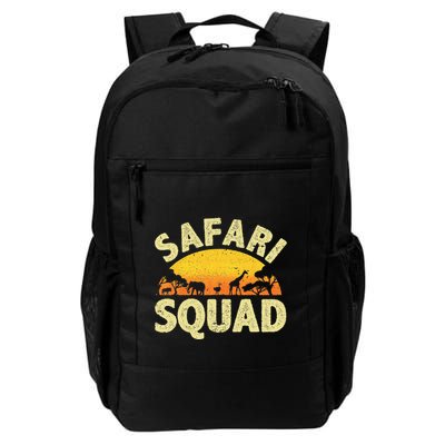 Cool Safari Squad Zoo Animal African Jungle Backpack