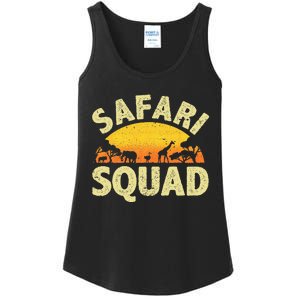 Cool Safari Squad Zoo Animal African Jungle Ladies Essential Tank