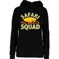 Cool Safari Squad Zoo Animal African Jungle Womens Funnel Neck Pullover Hood