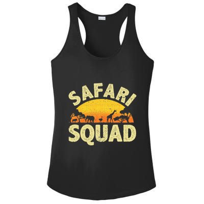 Cool Safari Squad Zoo Animal African Jungle Ladies PosiCharge Competitor Racerback Tank