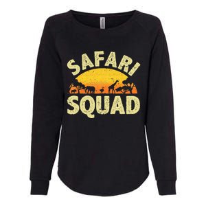 Cool Safari Squad Zoo Animal African Jungle Womens California Wash Sweatshirt