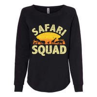 Cool Safari Squad Zoo Animal African Jungle Womens California Wash Sweatshirt