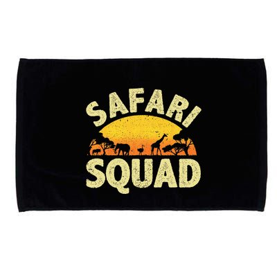 Cool Safari Squad Zoo Animal African Jungle Microfiber Hand Towel