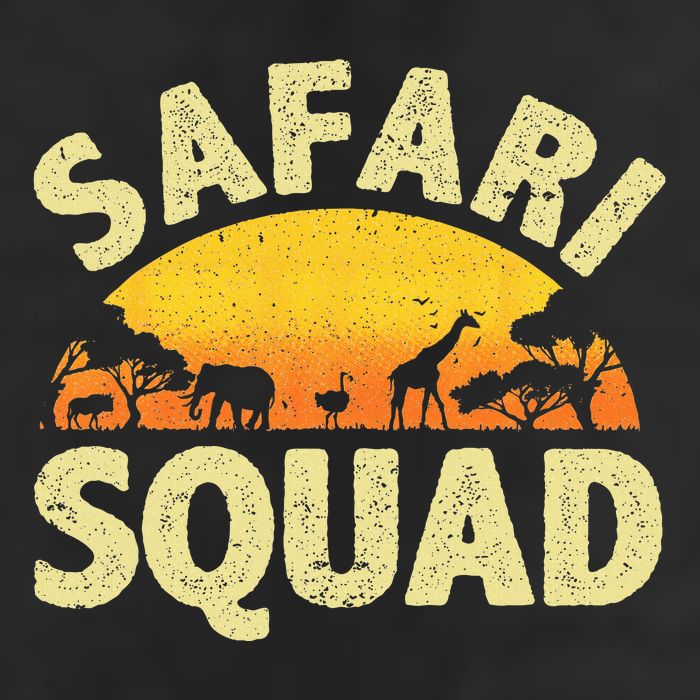 Cool Safari Squad Zoo Animal African Jungle Microfiber Hand Towel