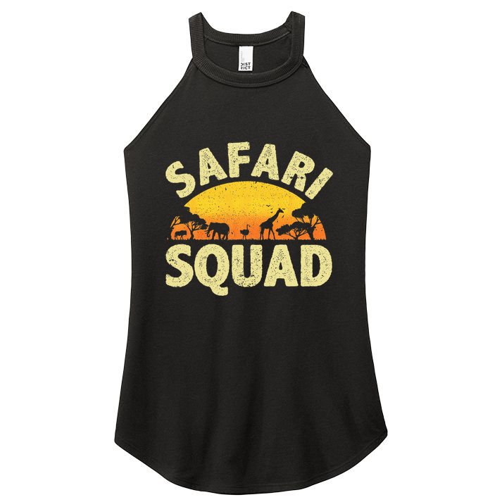 Cool Safari Squad Zoo Animal African Jungle Women's Perfect Tri Rocker Tank