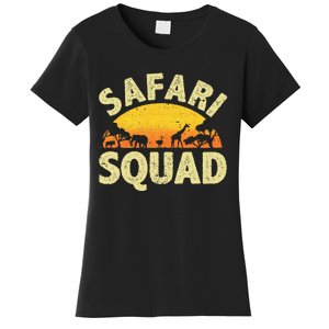 Cool Safari Squad Zoo Animal African Jungle Women's T-Shirt