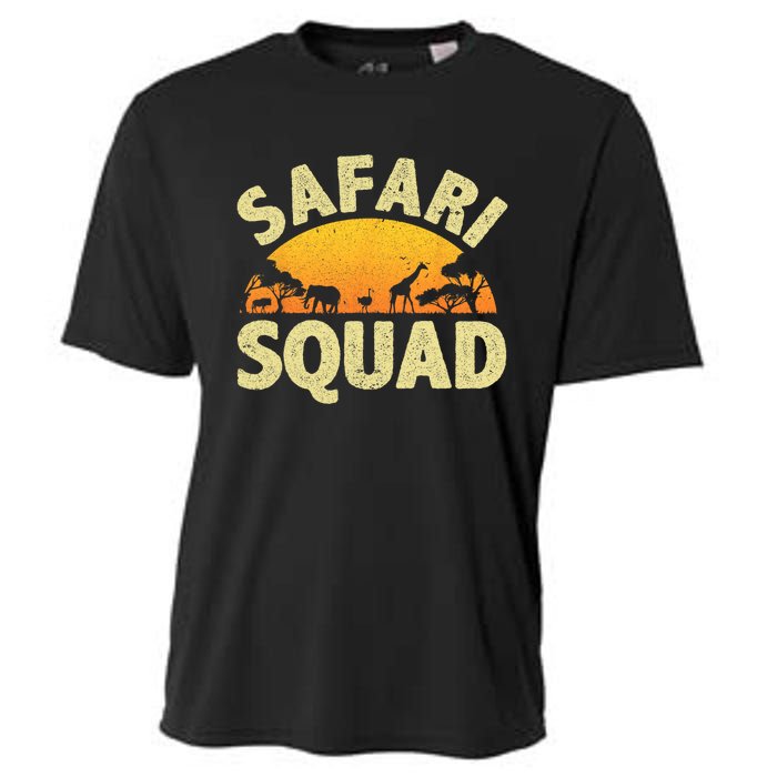 Cool Safari Squad For Men Women Zoo Animal African Jungle Cooling Performance Crew T-Shirt