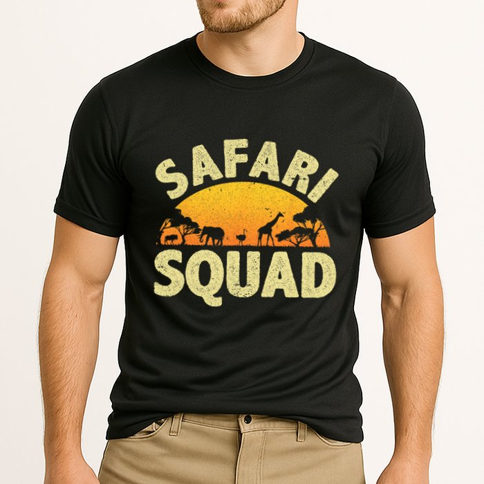 Cool Safari Squad For Men Women Zoo Animal African Jungle Cooling Performance Crew T-Shirt