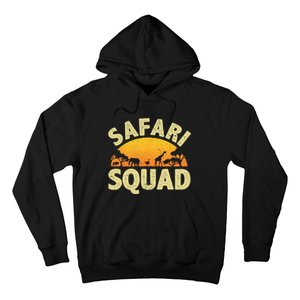 Cool Safari Squad For Men Women Zoo Animal African Jungle Hoodie