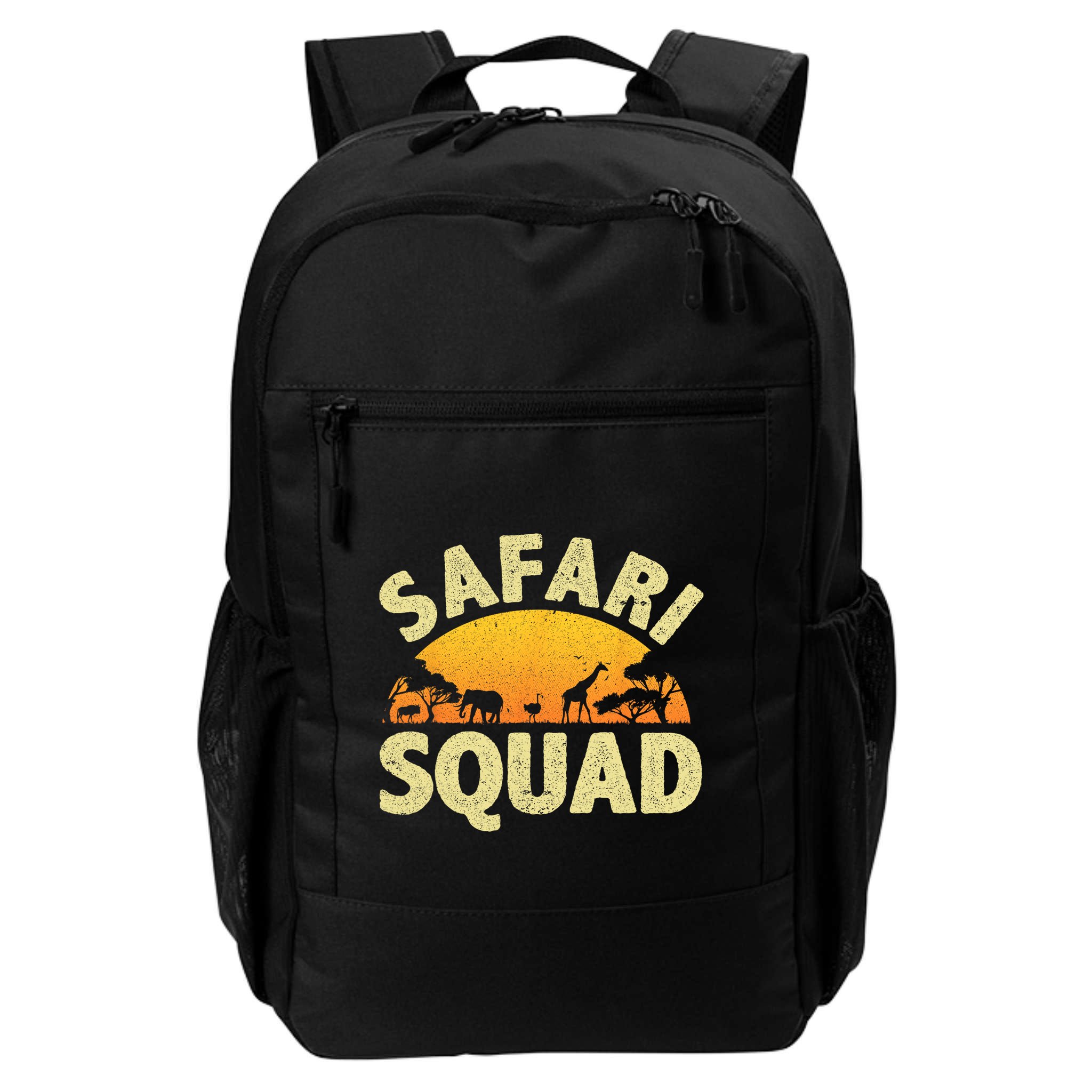 Cool Safari Squad For Men Women Zoo Animal African Jungle Backpack