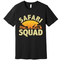 Cool Safari Squad For Men Women Zoo Animal African Jungle Premium T-Shirt